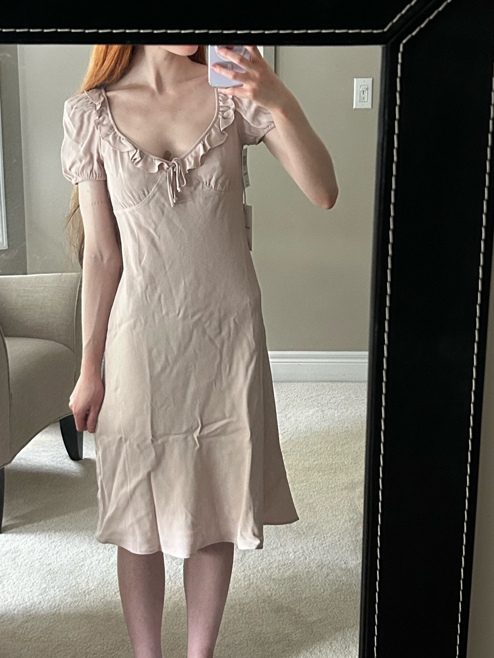 aritzia sunday best ‘letti’ dress in pink